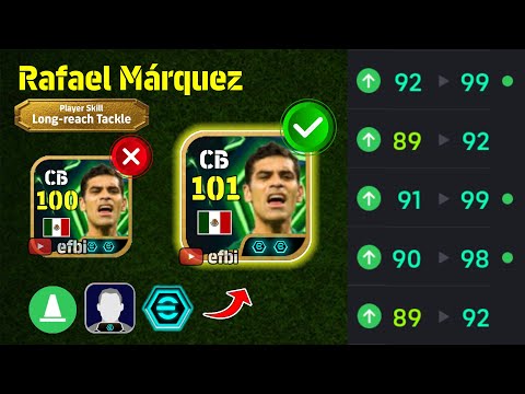 Rafael Márquez 101 BEST TRAINING with Booster, Max Level, Player Progression eFootball 2026
