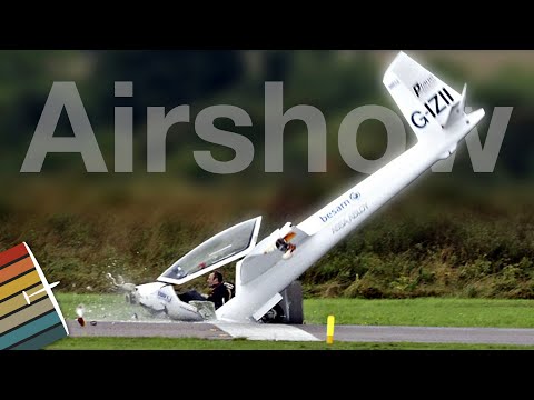 Glider crash caught on film ???? Instructor reacts!