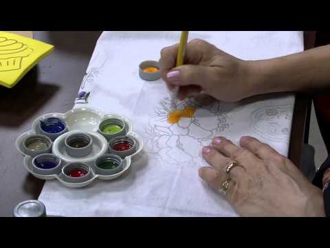 Mulher.com 12/08/2014 - Pintura Tecido Amor Perfeito por Beth Matteelli - Parte 1