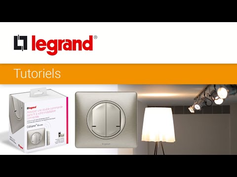 Installer une double commande sans fil Céliane with Netatmo dans une installation connectée