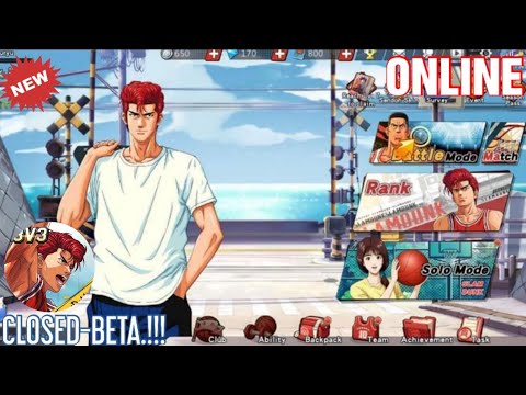 SLAM DUNK (ENG/CBT) 2020 Online 3v3 Basketball-Game Mobile Android-Gameplay