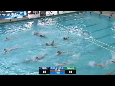 Water-Polo : Eurocup 2021-2022 : Telimar - Sabadell (Match complet) - finale aller