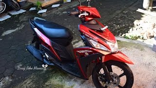 Review Yamaha Mio M3 125 Blue Core Selfie Red