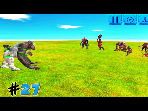 PRIMATES vs INFERNALS. Animal Revolt Battle Simulator-who will win #27