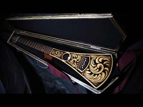 Burning a Martin Backpacker Guitar