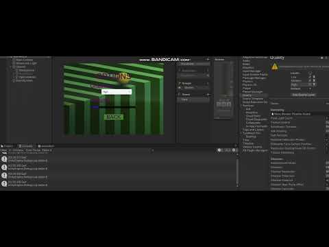 Sample Unity Roll a Ball Main Menu with game Demo