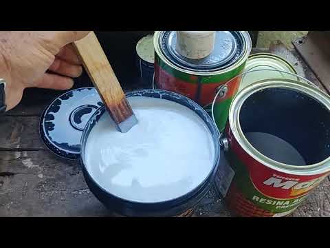 Diferença entre RESINA acrílica e  VERNIZ acrílico ""base água"" em relação a ""base solvente"".