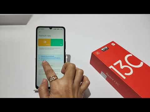 How to set screen refresh rate in redmi 13c 5g | Redmi 13c me smooth screen kaise chalaye