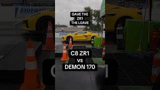 C8 ZR1 vs DEMON 170 #Shorts