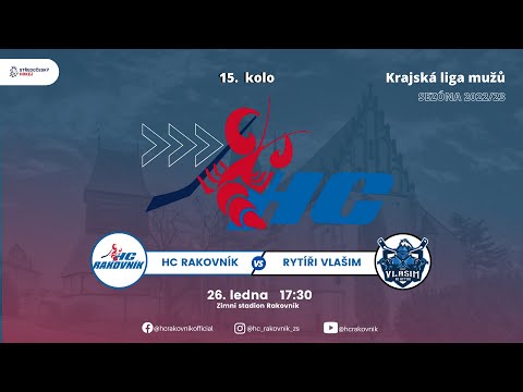 HC Rakovník vs. HC RYTÍŘI  Vlašim 8:1 -- 15.kolo KLM  26.1.2023