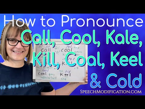 How to Pronounce Call, Cool, Kale, Kill, Coal, Keel & Cold: Live Q & A from SpeechModification.com