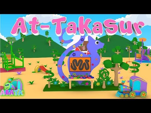 Murottal Juz Amma AT TAKASUR Animation 3D Learning Letters Arabic Alphabet | Abata