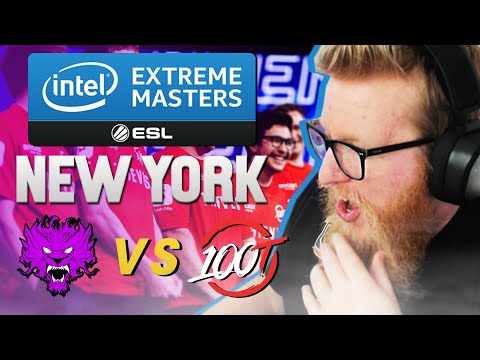 Playing Pro CS:GO Tournament with Shotguns and SMGs! | IEM New York vs 100T - Voice Comms