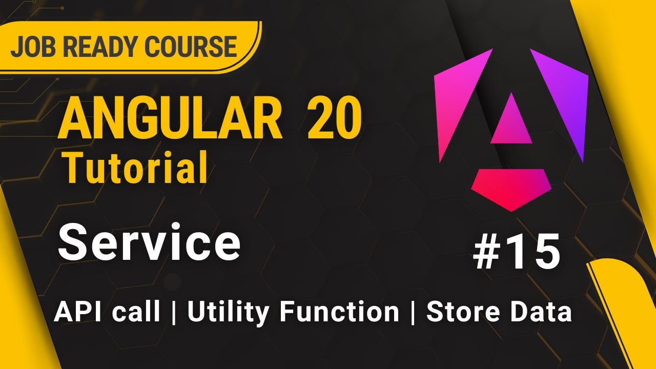 Angular 20 Tutorial for Beginners | Service in Angular | #15