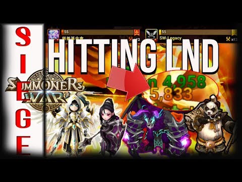 Hitting LND Siege Battle Defense From Charity Fund Club And SW Legacy - isengdudegame Summoners War