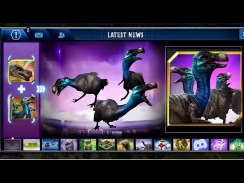 DODO HAS ITS NEW HYBRID??? NEW HYBRID DODOCEVIA JURASSIC WORLD THE GAME NEW DINOSAURS COMING