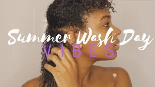 ☀️💦Summer Wash Day VIBES🎶for Moisture + Growth | Sonn