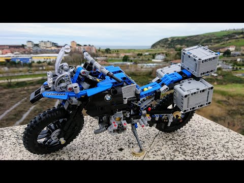 unboxing review LEGO Technic 42063 BMW R 1200 GS Adventure Functions
