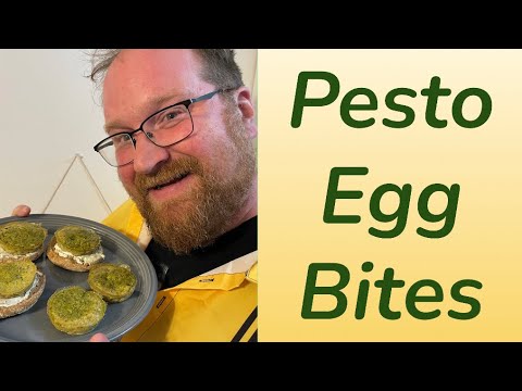 How to make pesto egg bites? Simple breakfast recipe