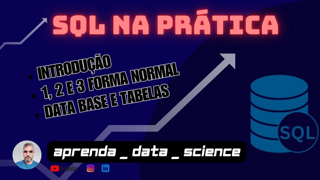SQL na PRÁTICA: MODELAGEM DE DADOS, NORMALIZAÇÃO (1ª, 2ª, 3ª FN), Criação de Database e Tabelas