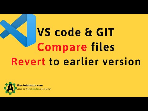 VSCode & GIT integration | Version control & comparing files