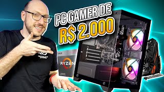 PC Gamer de R$ 2.000: DÁ PRA JOGAR com ISSO?