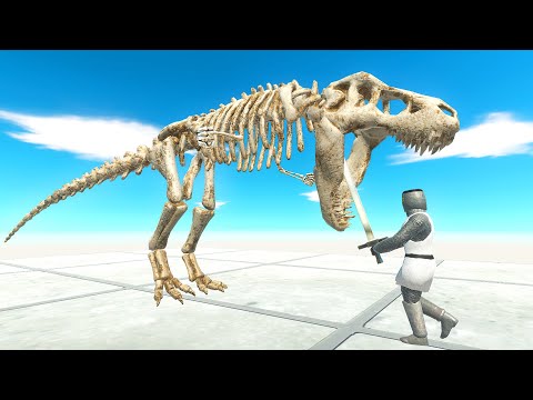 NEW UPDATE SKELETON T-REX VS EVERY UNIT | ANIMAL REVOLT BATTLE SIMULATOR