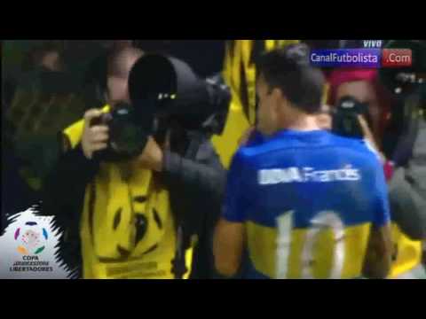 Golazo de Carlos Tévez Boca Juniors vs Bolivar 3-1 Copa Libertadores 2016