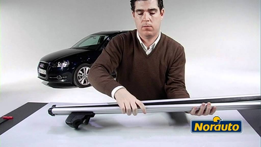Barres de toit Norauto pour barres longitudinales intégrées disponible sur norauto.fr