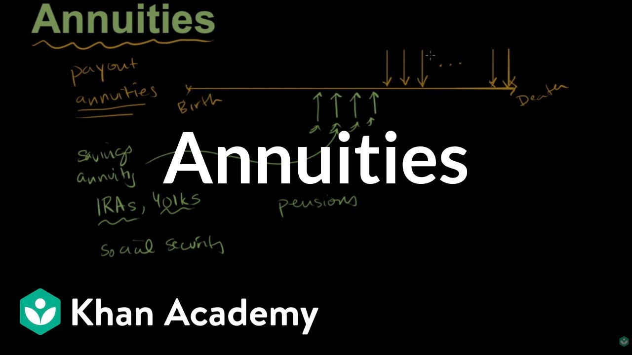 Annuities | Investments and retirement | Financial mathematics (TX TEKS) | Khan Academy