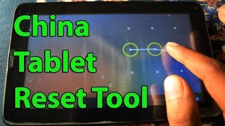 china tablet hard reset patran and pin code unlock
