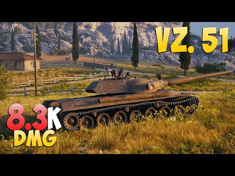 TNH T Vz. 51 - 6 Kills 8.3K DMG - Makes himself! - World Of Tanks