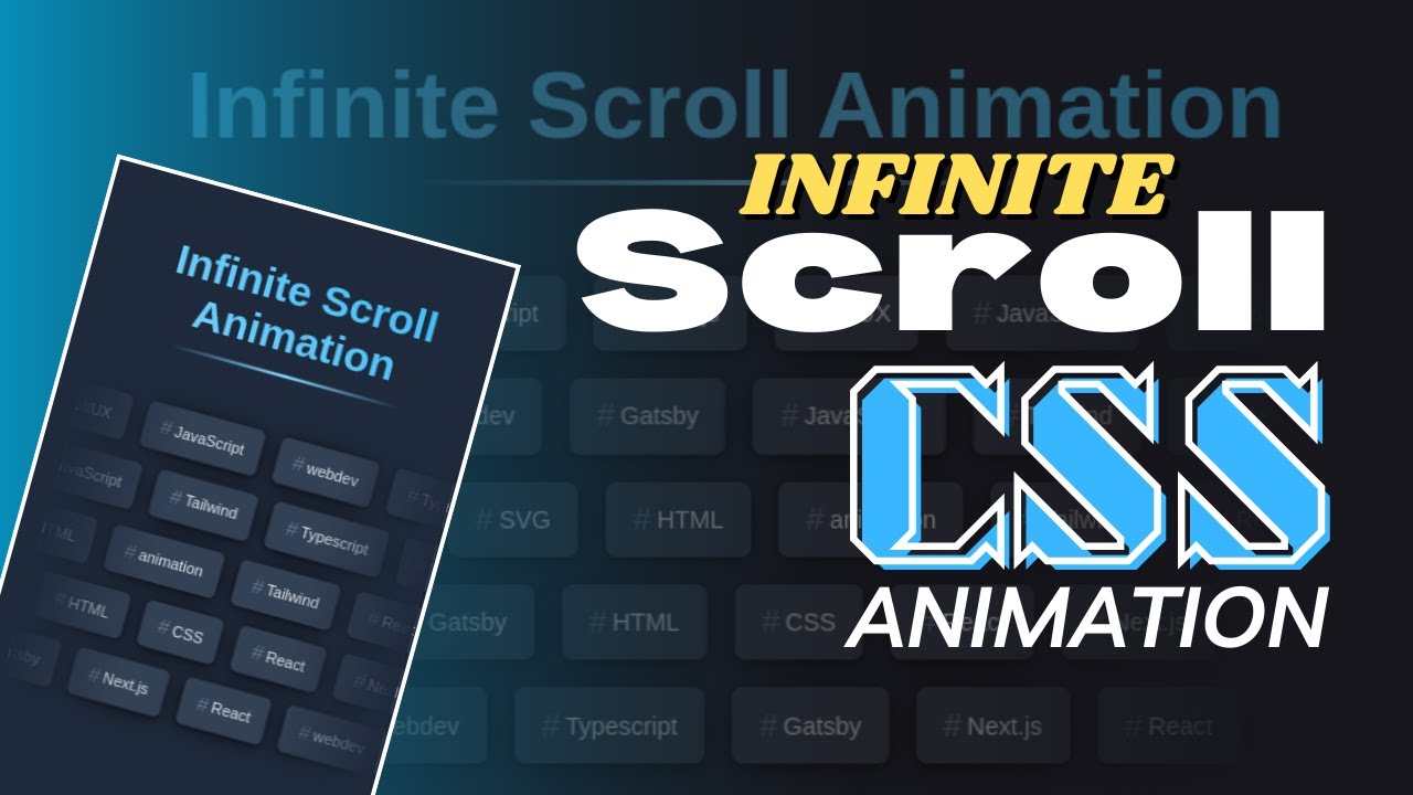 Create Infinite Scroll Animation | Pure CSS Tutorial | No JavaScript by The Animation Coder