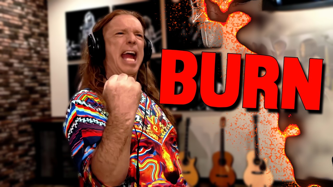 Deep Purple | BURN -Ritchie Blackmore| David Coverdale| Glenn Hughes cover|Ken Tamplin Vocal Academy