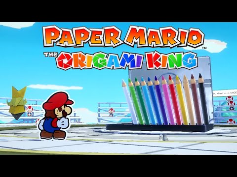 Paper Mario the Origami King - Colored Pencil FULL FIGHT