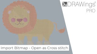 How to Convert a Bitmap Image into a Cross Stitch Embroidery Design