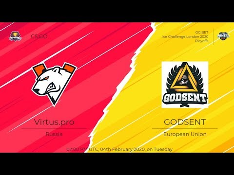 [RU] VIRTUS.PRO vs GODSENT (0-0) BO3 | ICE Challenge London 2020