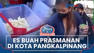 Viral Es Buah Prasmanan di Pasar Pagi Kota Pangkalpinang, Murah Meriah & Cocok Jadi Menu Buka Puasa