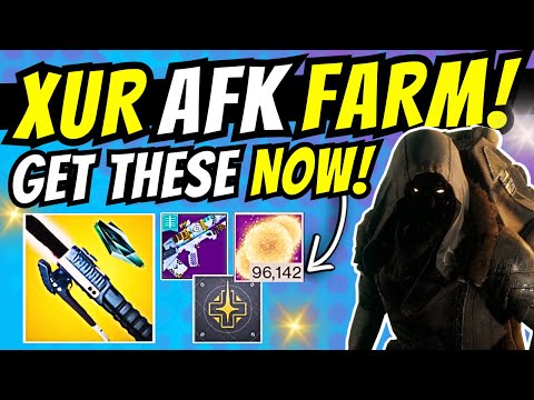 XUR IS AFK FARMING! Rare Loot SALE, Praxic Blade, Equilibrium SOLO Glitch & TRIALS! Dec 26 Destiny 2