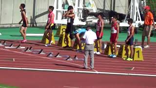 静岡県中学選抜陸上競技大会　男子100m　A決勝