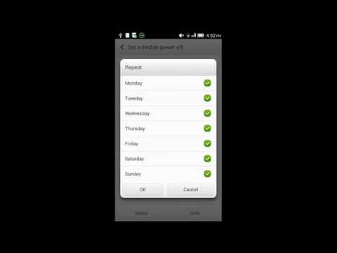 How to Switch On and Off your Android Phone Automatically and Save Battery