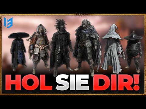 HOL DIR diese RÜSTUNGSSETS in Elden Ring - 6 SUPER Rüstungen