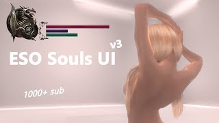 Skyrim UI showcase : ESO Souls UI v3