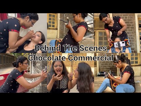 Behind The Scenes of Chocolate Commercial | Ft. Swarada Oak & Disha Surve | Popcorn 🍿 |
