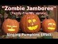 Zombie Jamboree Family Friendly Version Singing Pumpkins Effect Animation