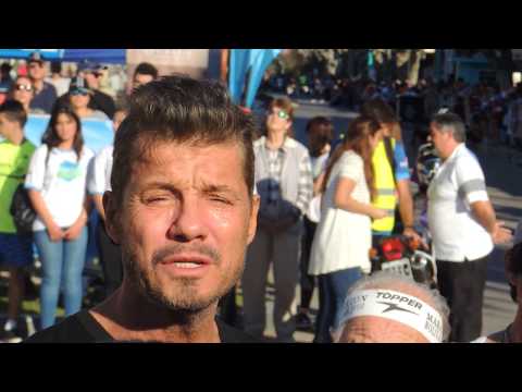 Marcelo Tinelli en la 19° Maratón Internacional