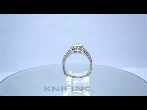 ROUND DIAMOND ENGAGEMENT RING DECO SPLIT BAND 1.60CTW - KNR INC - 211.1