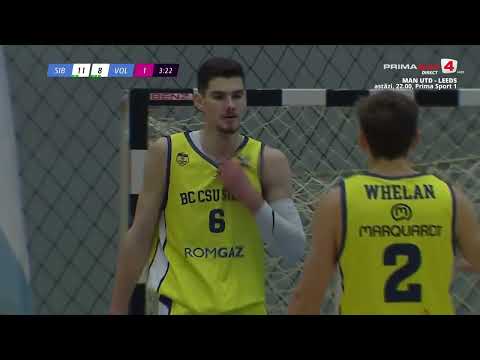 Liga Naţională de Baschet: CSU Sibiu - CSO Voluntari 74-73. Înregistrarea partidei