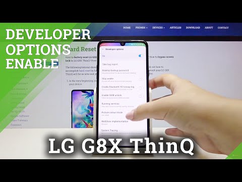 How to Enter Developer Mode in LG G8X ThinQ - Developer Options