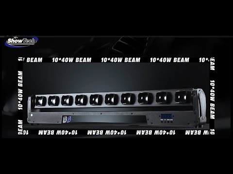 SHOWTECH BRASIL RIBALTA 10 LED BEAM 40W 4IN1 ST-1040Z